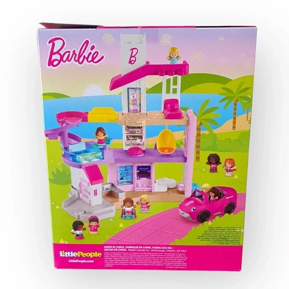 FISHER-PRICE BARBIE YOU CAN BE ANYTHING LITTLE PEOPLE  7 Figures Pack NEW - Picture 2 of 3
